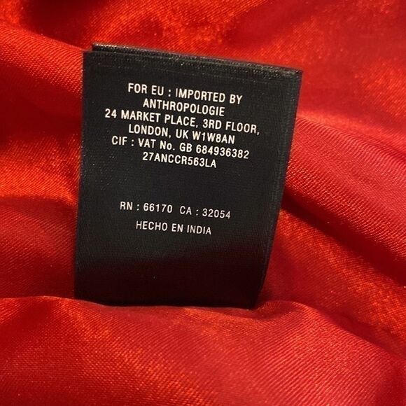 NWT Anthropologie Moulinette Soeurs Sequined Suelta Skirt Crimson Great Gatsby 4 - Picture 8 of 8